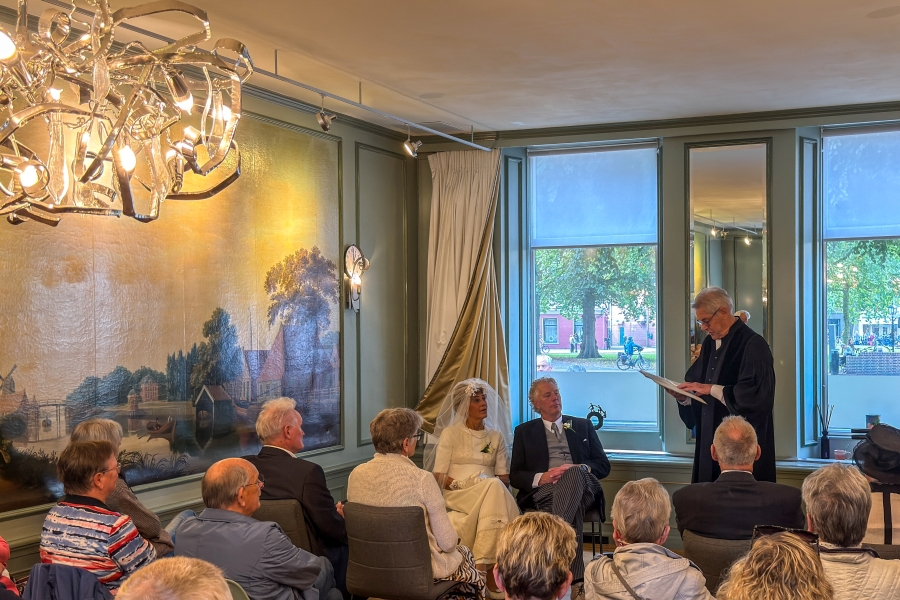Trouw beloven in Huize Tetrode